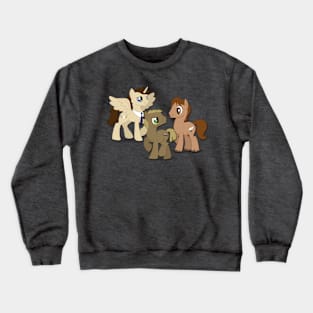 Supernatural Ponies: Mane Three Crewneck Sweatshirt